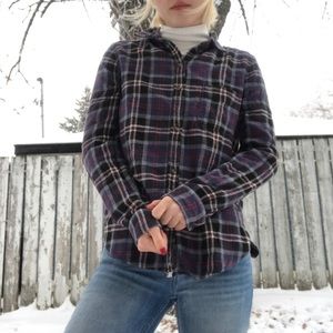 Grey / Blue Flannel ♡